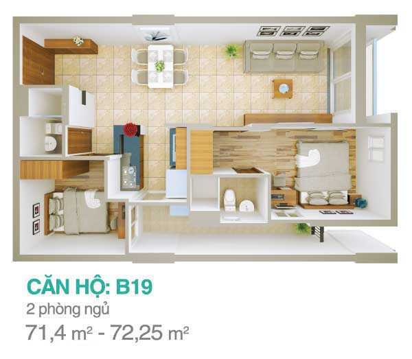 Căn hộ 3 mặt tiền - Melody Residences - 17