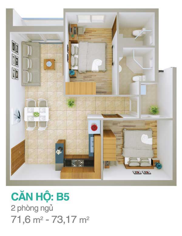 Căn hộ 3 mặt tiền - Melody Residences - 18