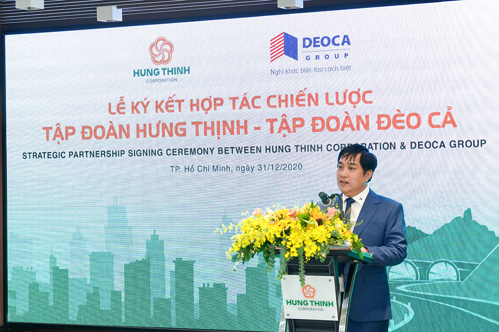 Tập đoàn Hưng Thịnh và Hưng Thịnh Incons ký kết hợp tác chiến lược cùng Tập đoàn Đèo Cả