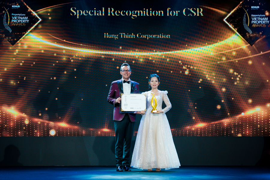 20 năm phát triển vì cộng đồng, Tập đoàn Hưng Thịnh tiếp tục nhận giải thưởng Special Recognition for CSR 